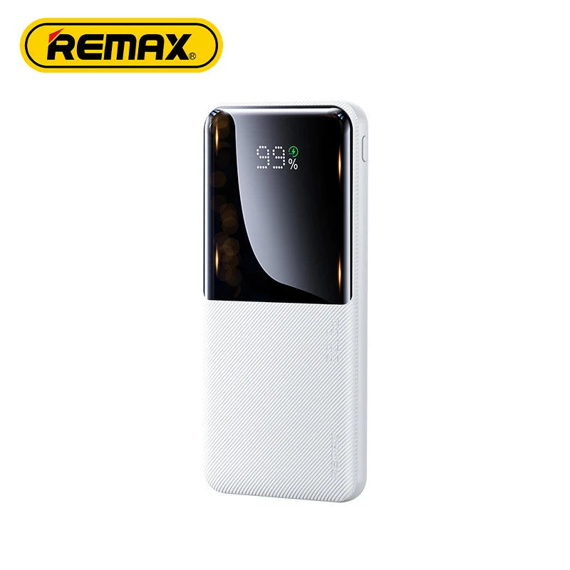 Remax RPP-622 Cynlle Series 10000mAh PD+QC Fast Charging Power Bank (PD 20W + QC 22.5W) - White